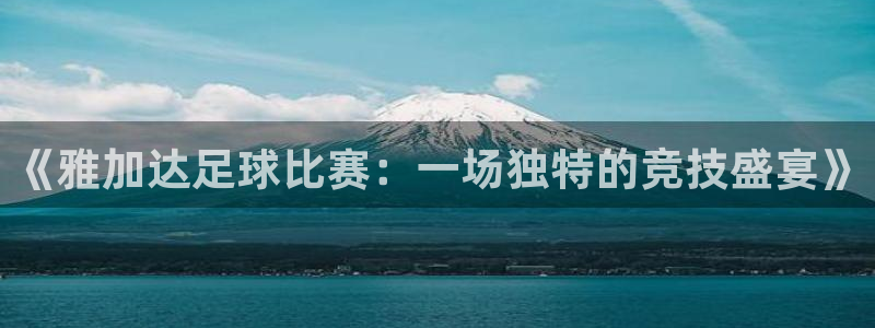 《雅加达足球比赛：一场独特的竞技盛宴